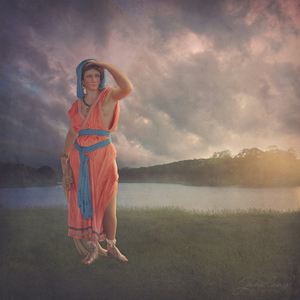 Rebekah - Original image of statue taken at Ballarat Botanical Gardens, Vic.
75 cm x 75 cm Limited Edition Fine Art Print. Edition limited to 25 + 2AP.
50...