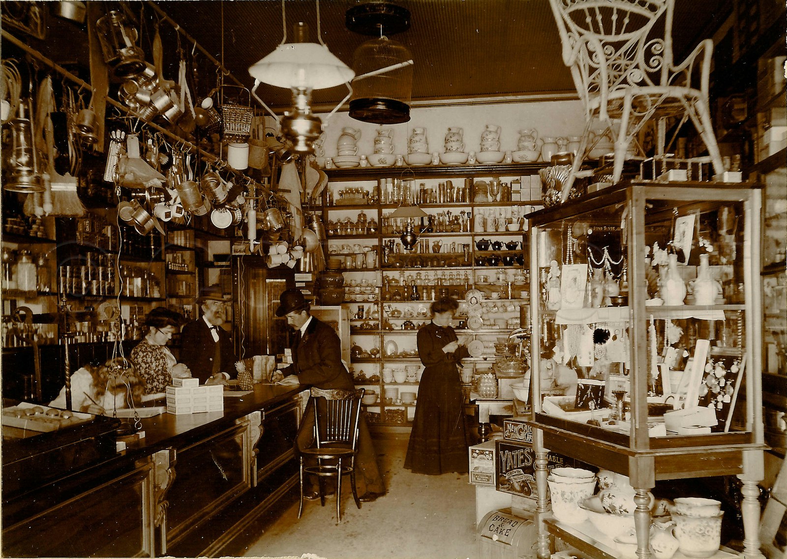 Inside Trehearnes Shop new